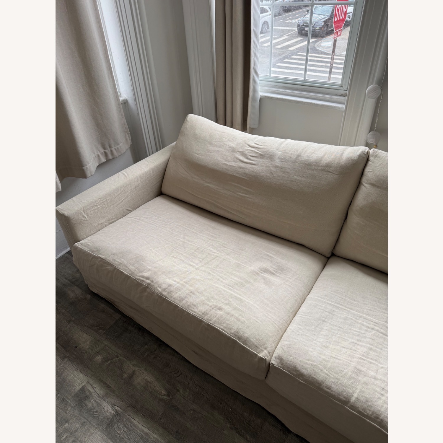 Sixpenny Devyn 96” Linen Sofa - image-7