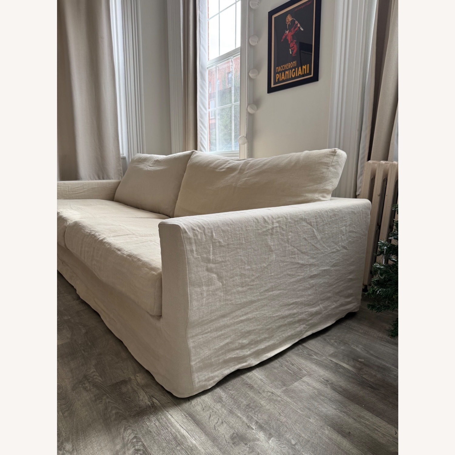 Sixpenny Devyn 96” Linen Sofa - image-3