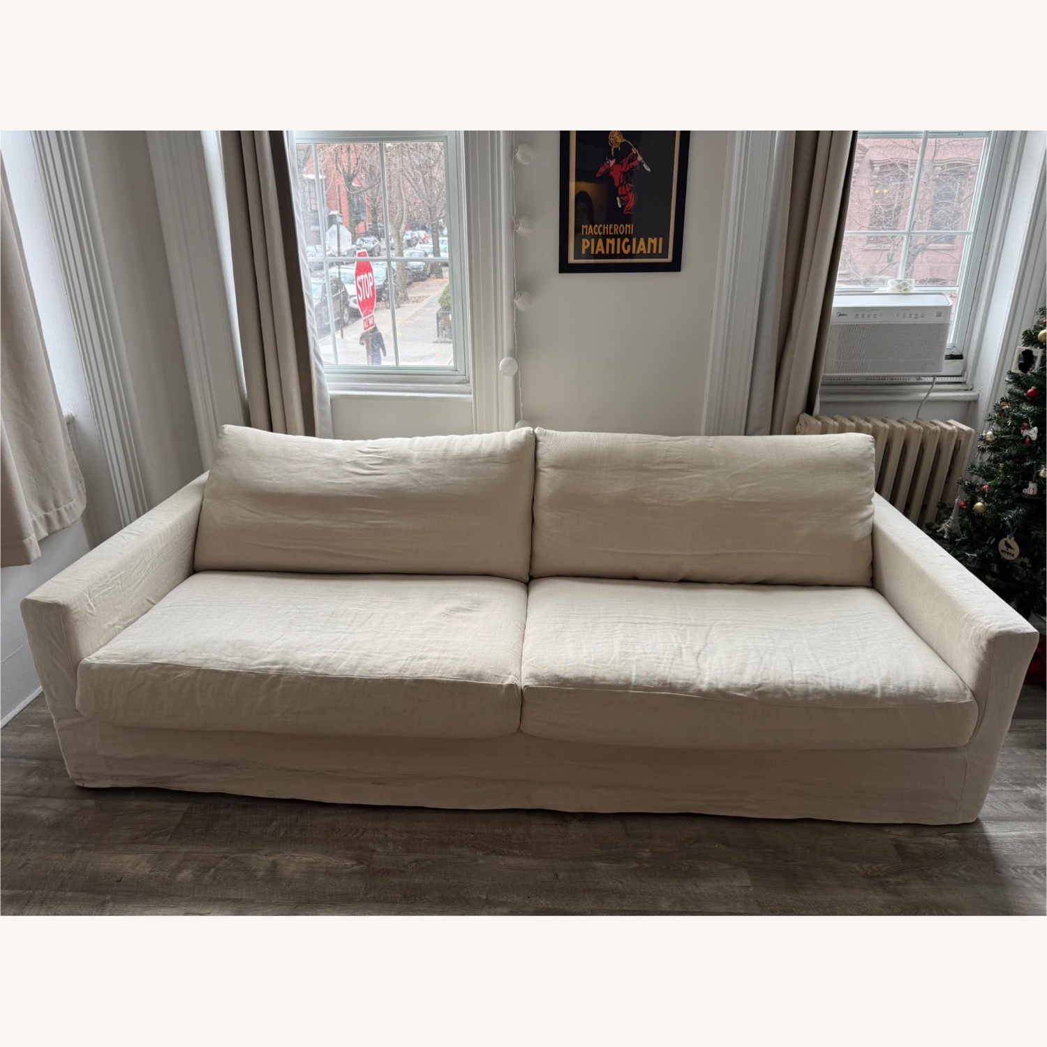 Sixpenny Devyn 96” Linen Sofa - image-9