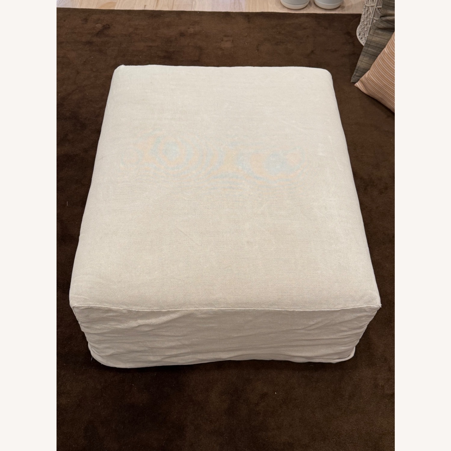 Sixpenny Devyn Linen Ottoman - image-4