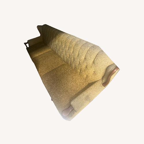 Used Vintage/Antique Green Fabric 3+ Seater Sofa for sale on AptDeco