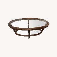 Ashley Furniture Dark Brown Wood Coffee Table