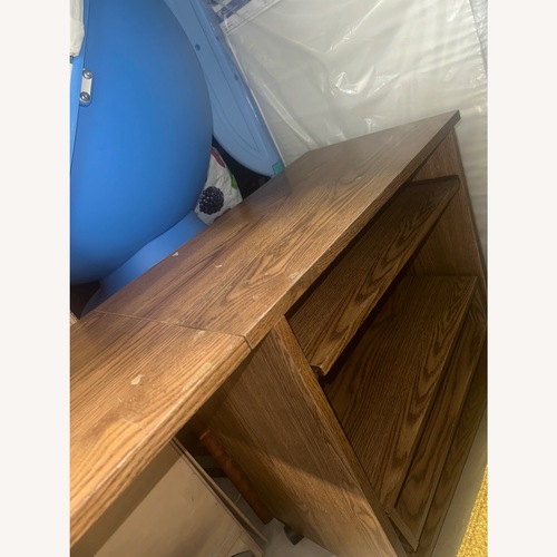 Used Vintage/Antique Natural Wood Desk for sale on AptDeco