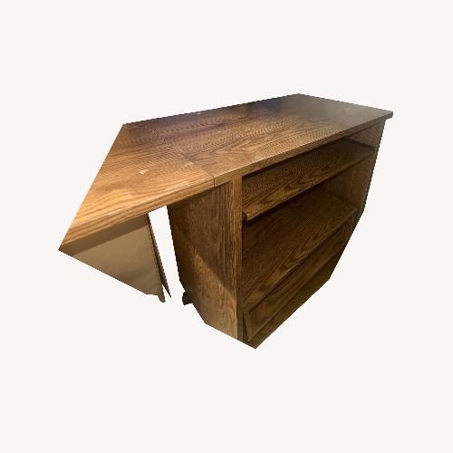 Used Vintage/Antique Natural Wood Desk for sale on AptDeco