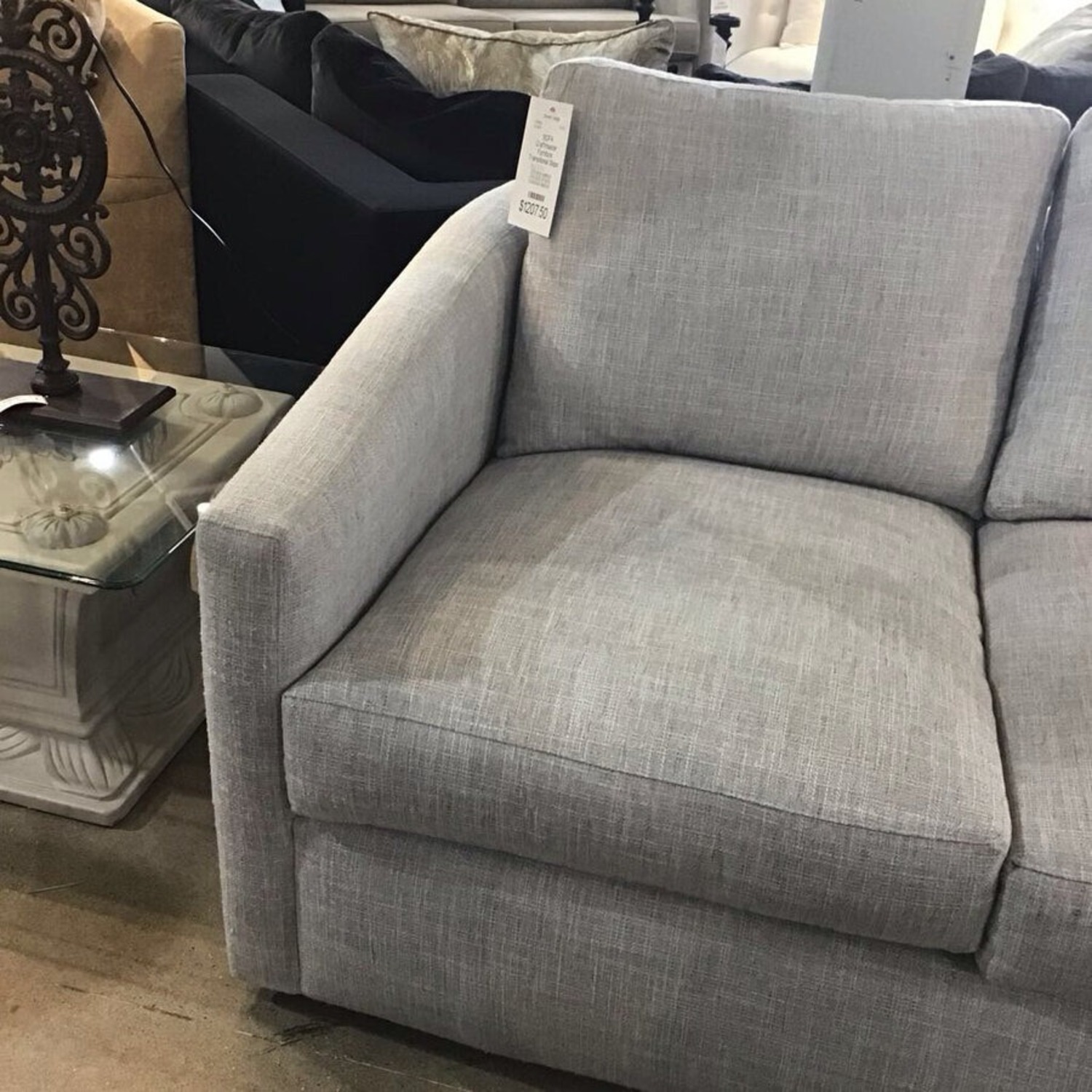 Craftmaster Furniture Transitional Slope Arm Sofa - image-3