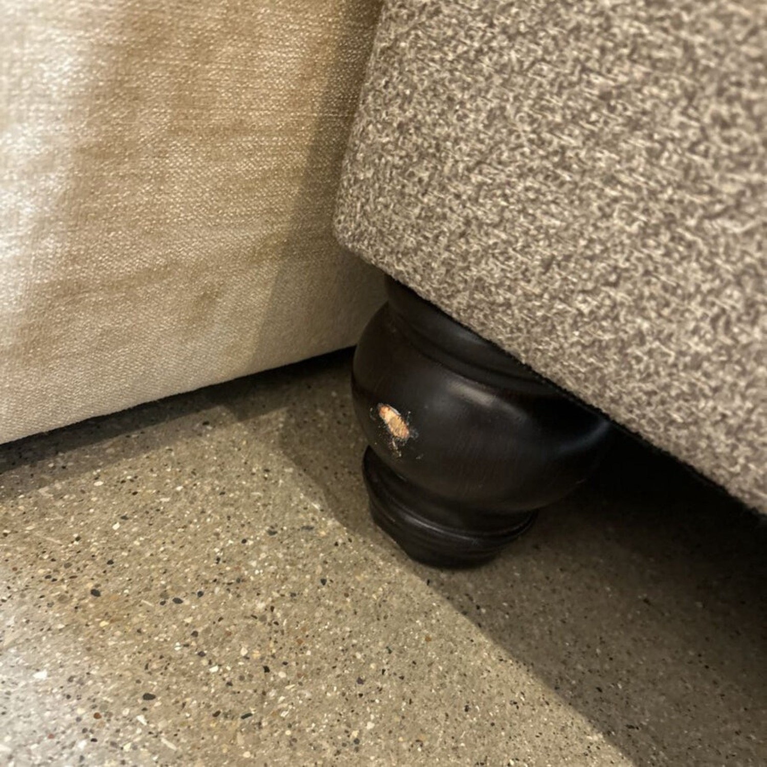 Wanek Furniture Fabric 3-Seat Sofa Gray - image-1