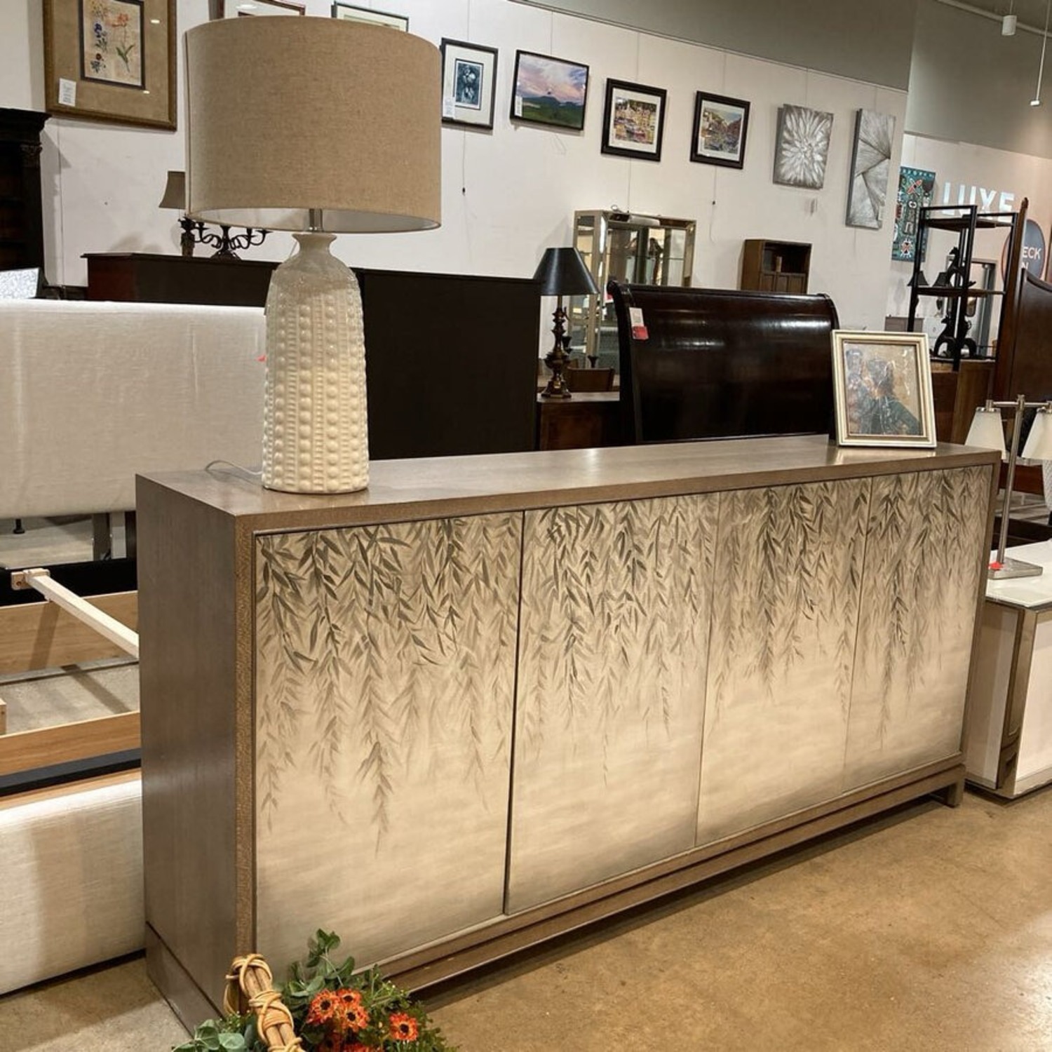 Four-Door Willow Cabinet Buffet - image-1