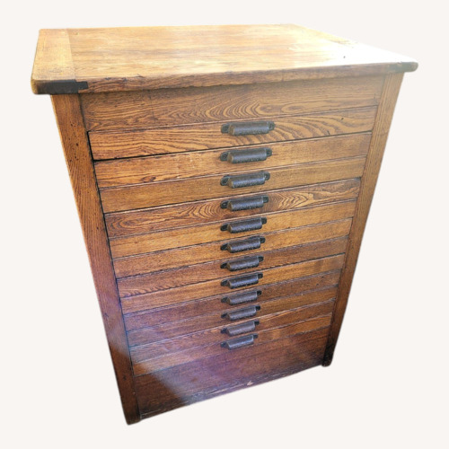 Used Hamilton 12 Drawer Typography Cabinet for sale on AptDeco