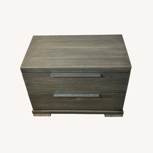 Used Vintage/Antique Light Gray Nightstand for sale on AptDeco