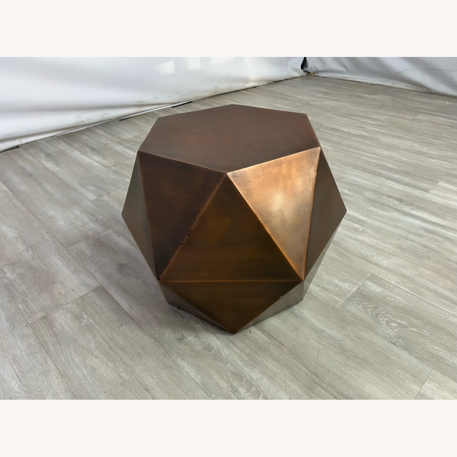 Safavieh Astrid Faceted Side Table - Copper - image-2