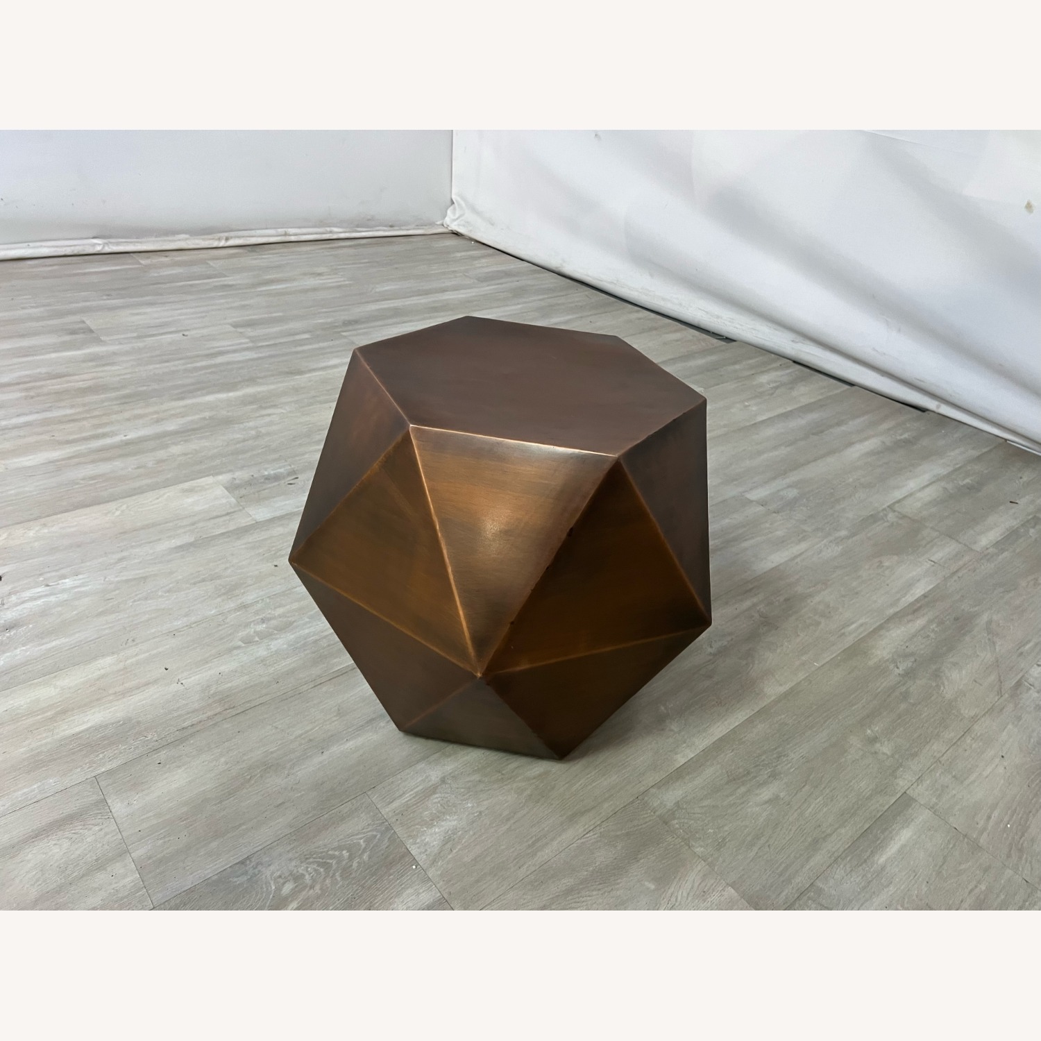 Safavieh Astrid Faceted Side Table - Copper - image-3