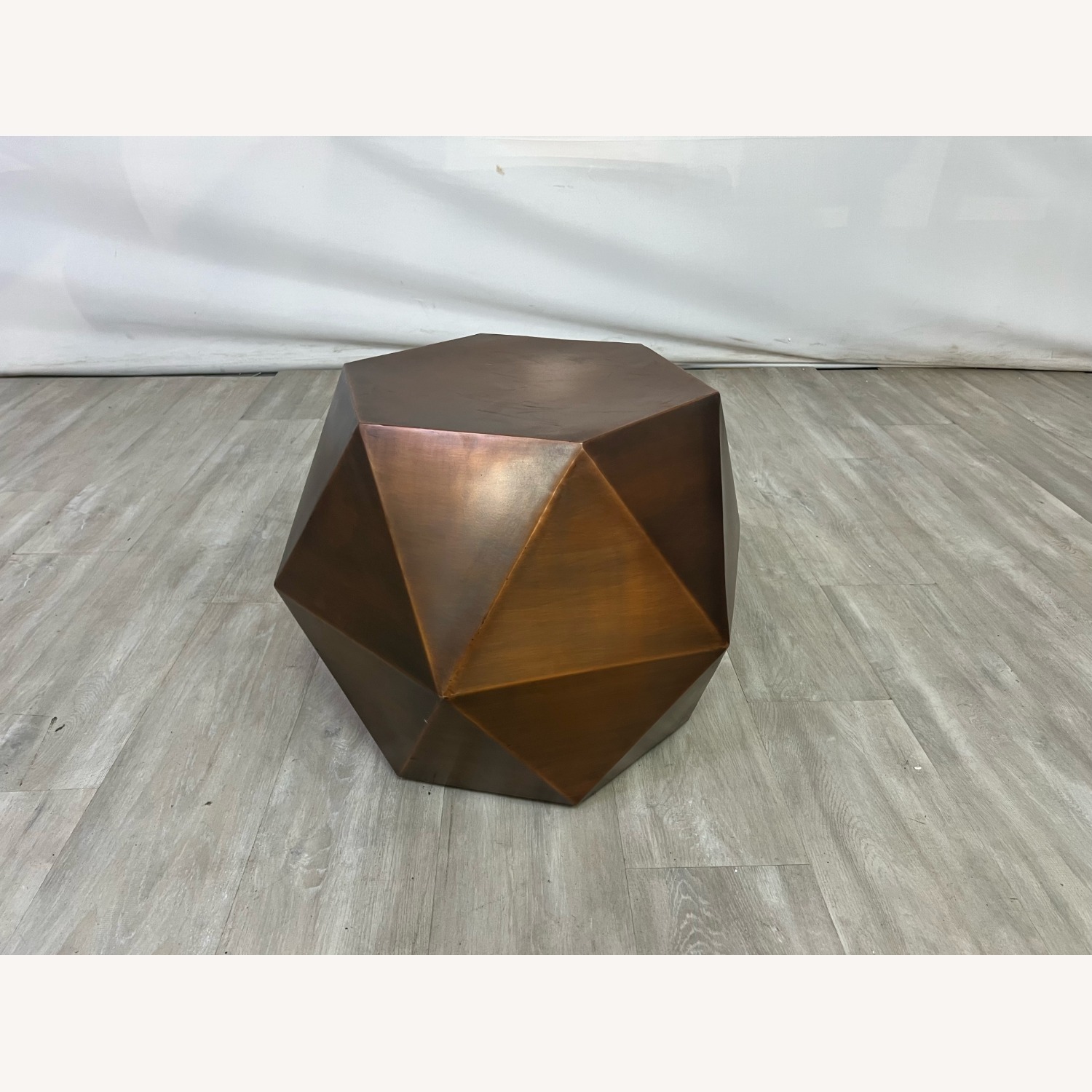 Safavieh Astrid Faceted Side Table - Copper - image-0