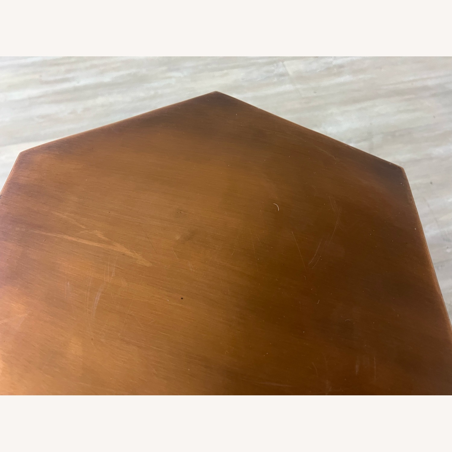 Safavieh Astrid Faceted Side Table - Copper - image-5