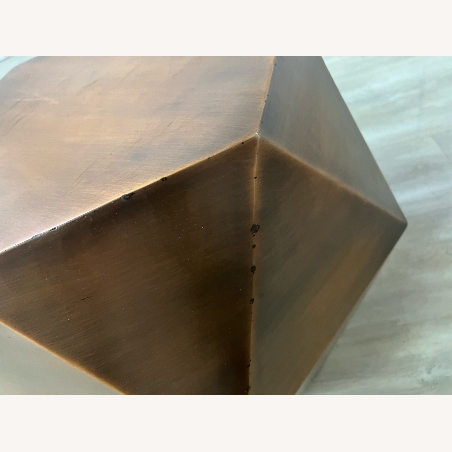 Safavieh Astrid Faceted Side Table - Copper - image-4