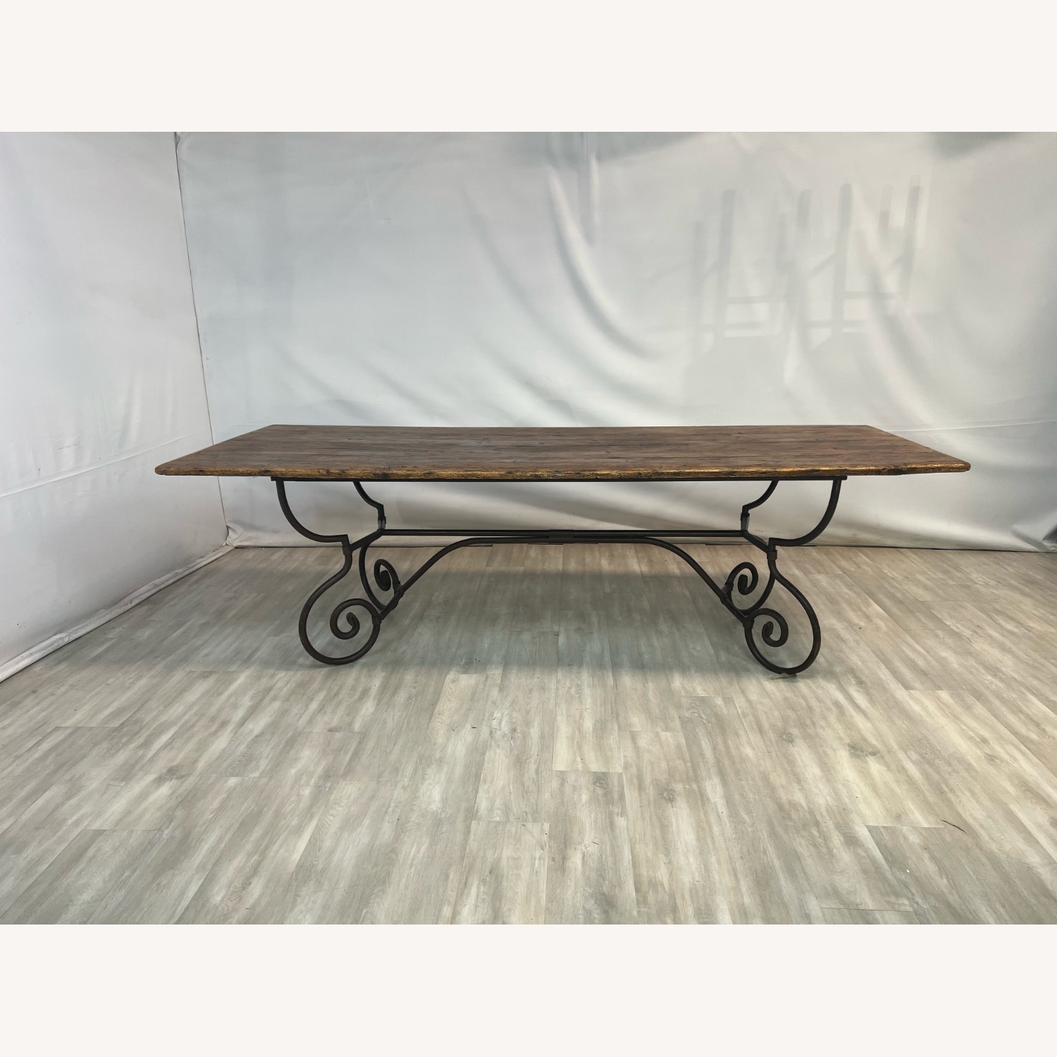 Coco Republic Rustic Oregon Pine Top Dining Table - image-1