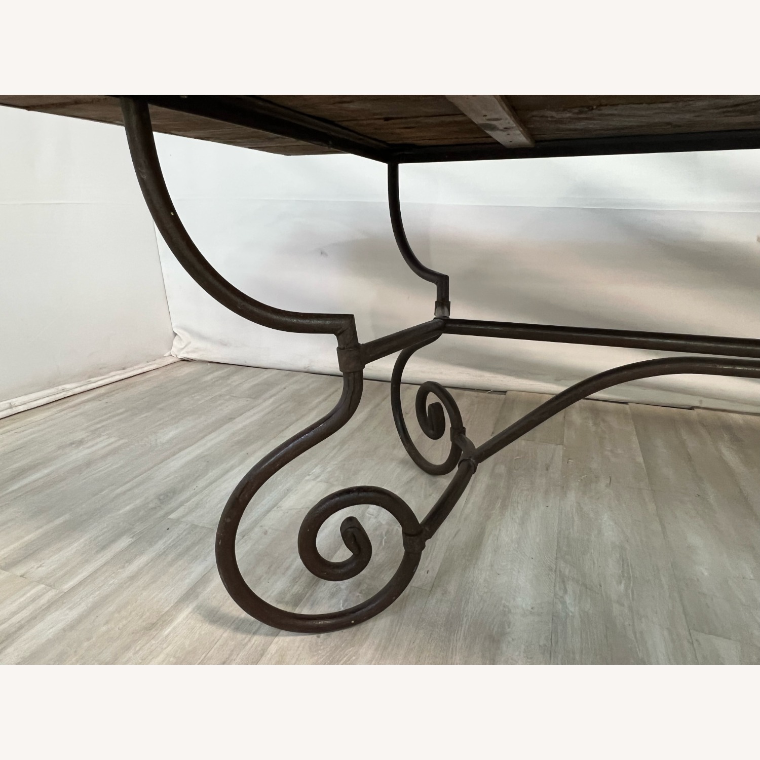 Coco Republic Rustic Oregon Pine Top Dining Table - image-6