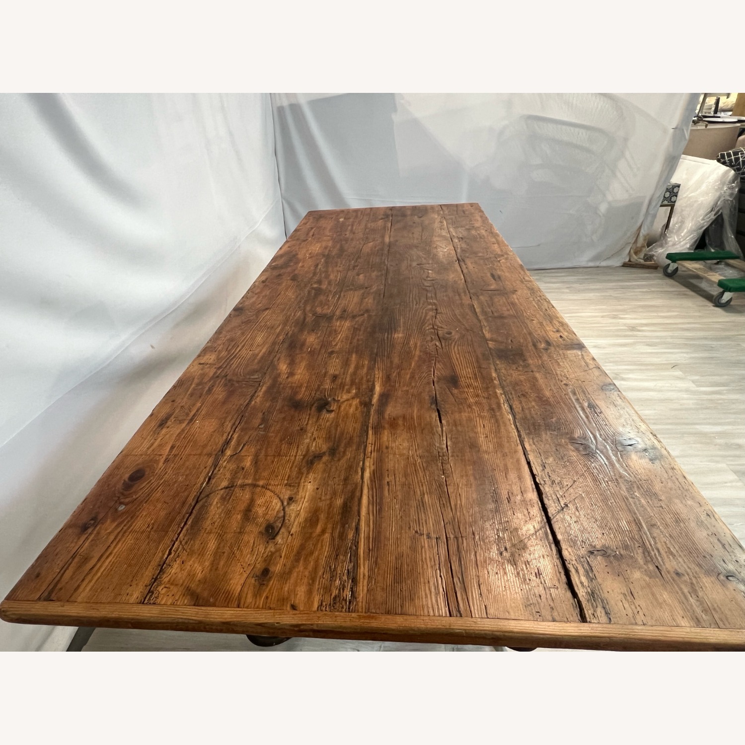 Coco Republic Rustic Oregon Pine Top Dining Table - image-5