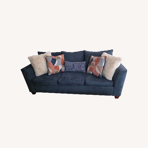 Used Bob's Discount Furniture Blue 3+ Seater Sofa for sale on AptDeco