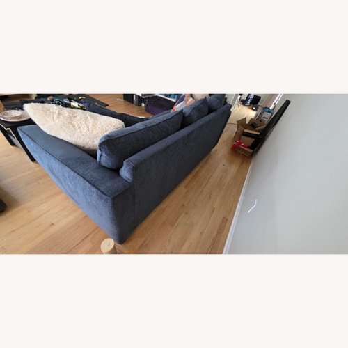Used Bob's Discount Furniture Blue 3+ Seater Sofa for sale on AptDeco