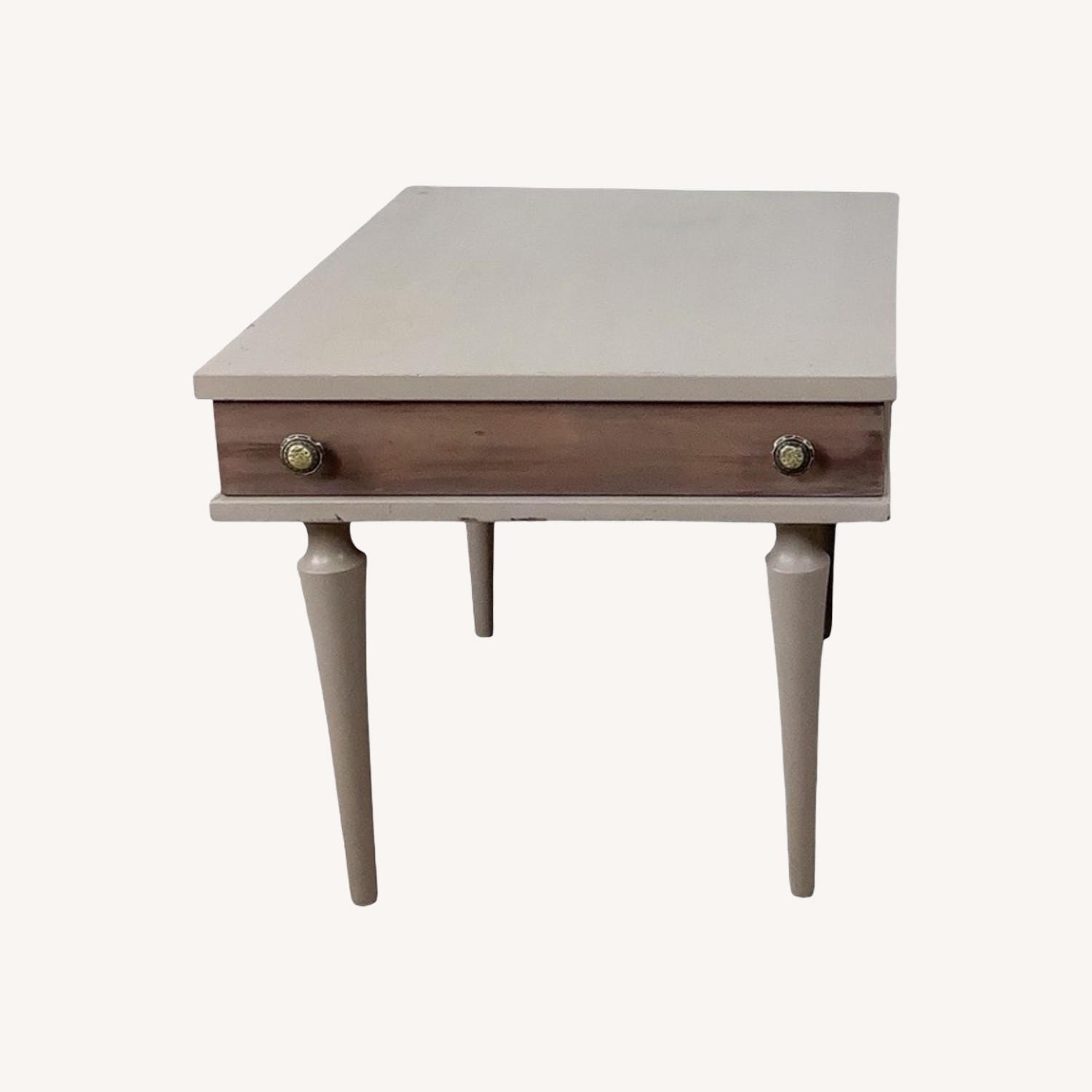 Pair of Painted MCM Nightstands - image-0