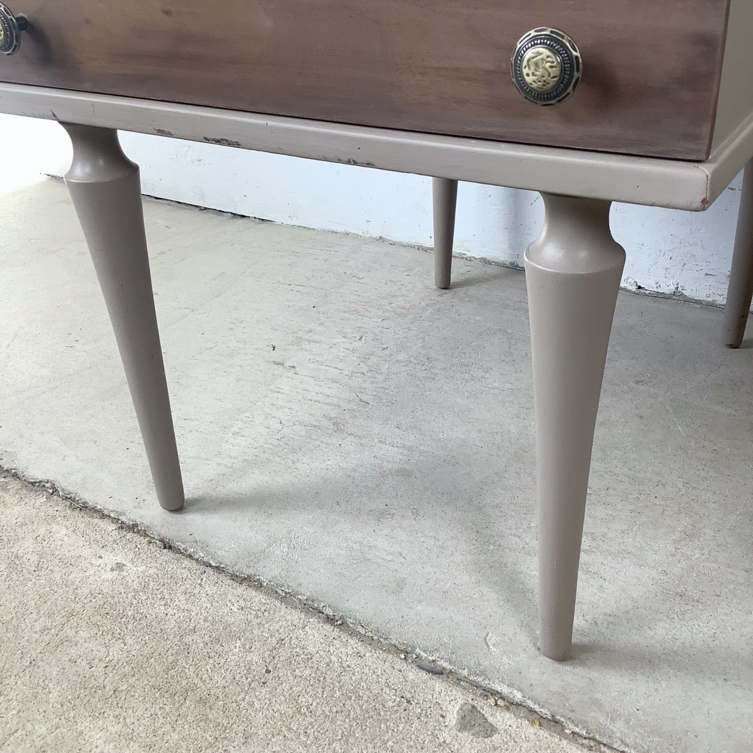 Pair of Painted MCM Nightstands - image-13