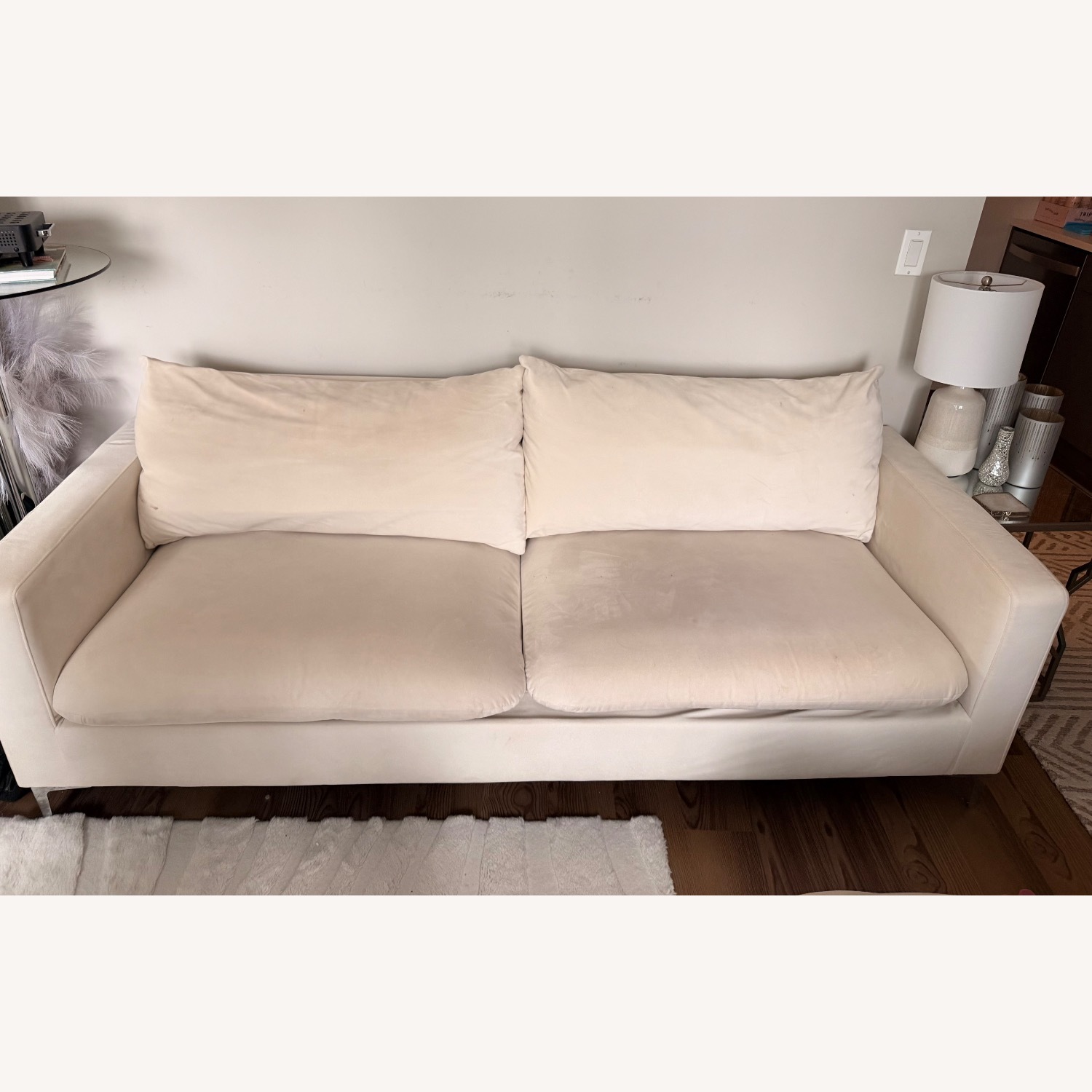 Shumpert 81.5'' Velvet Sofa - image-1