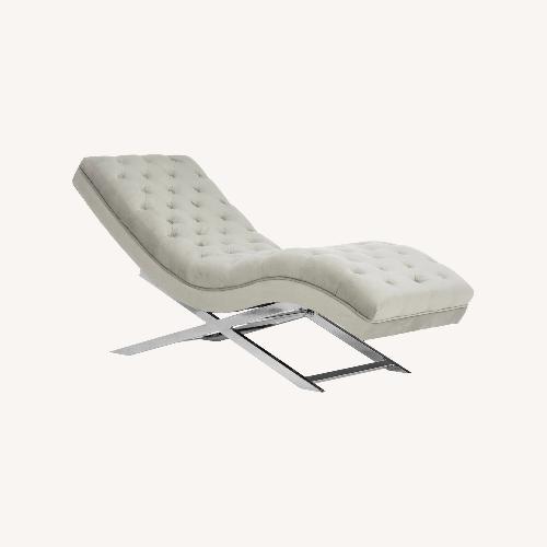 Used Velvet Chaise Lounge for sale on AptDeco