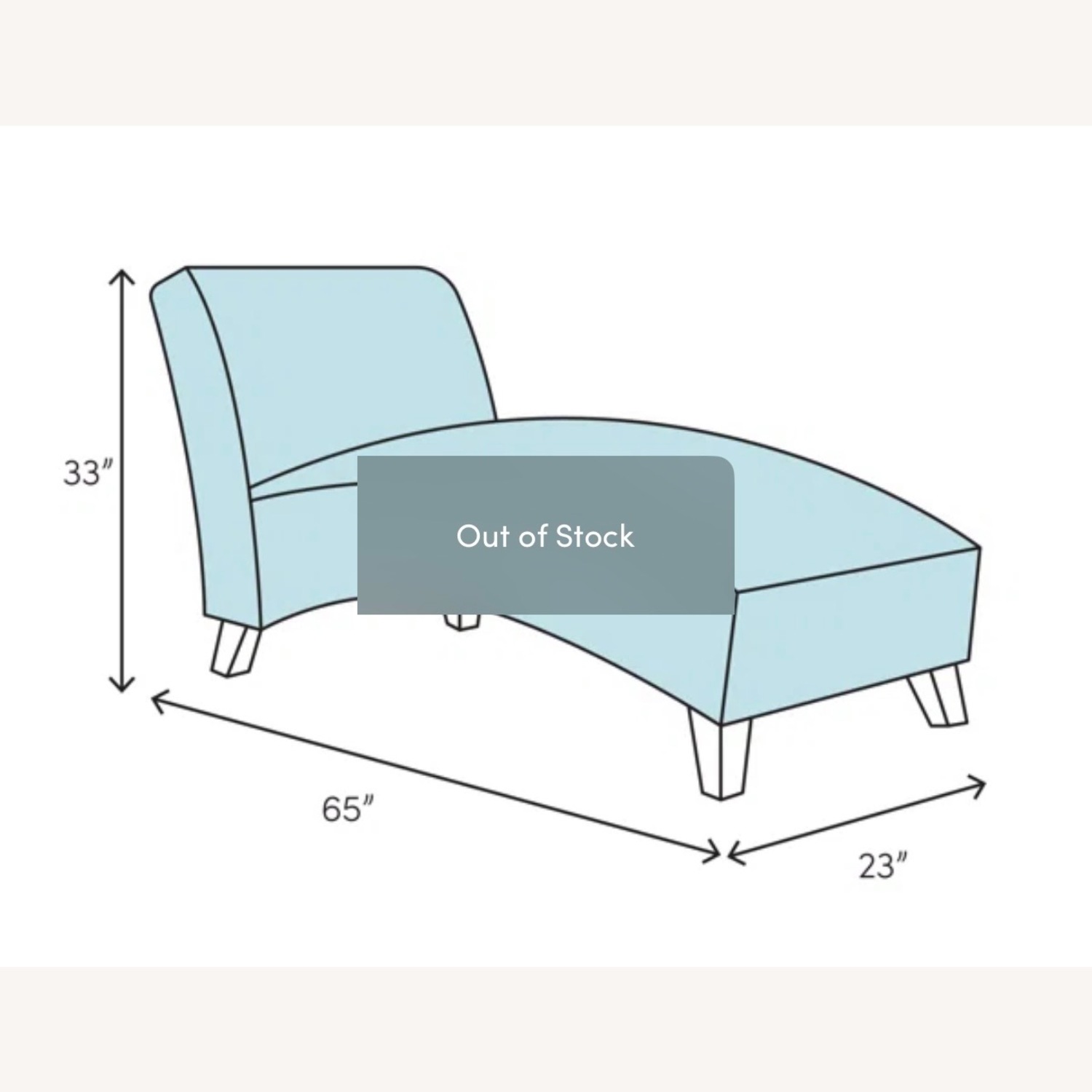 Velvet Chaise Lounge - image-3