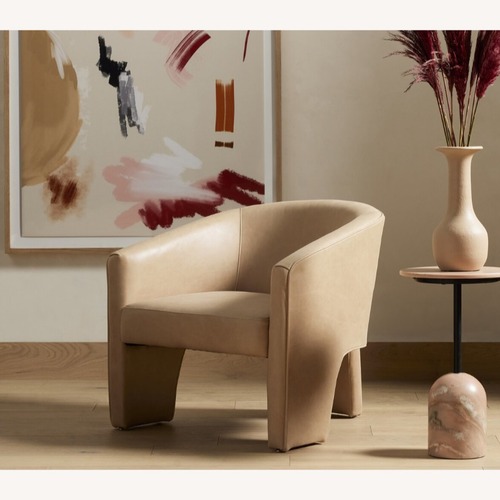 Used Four Hands Palermo Nude Fae Chair for sale on AptDeco