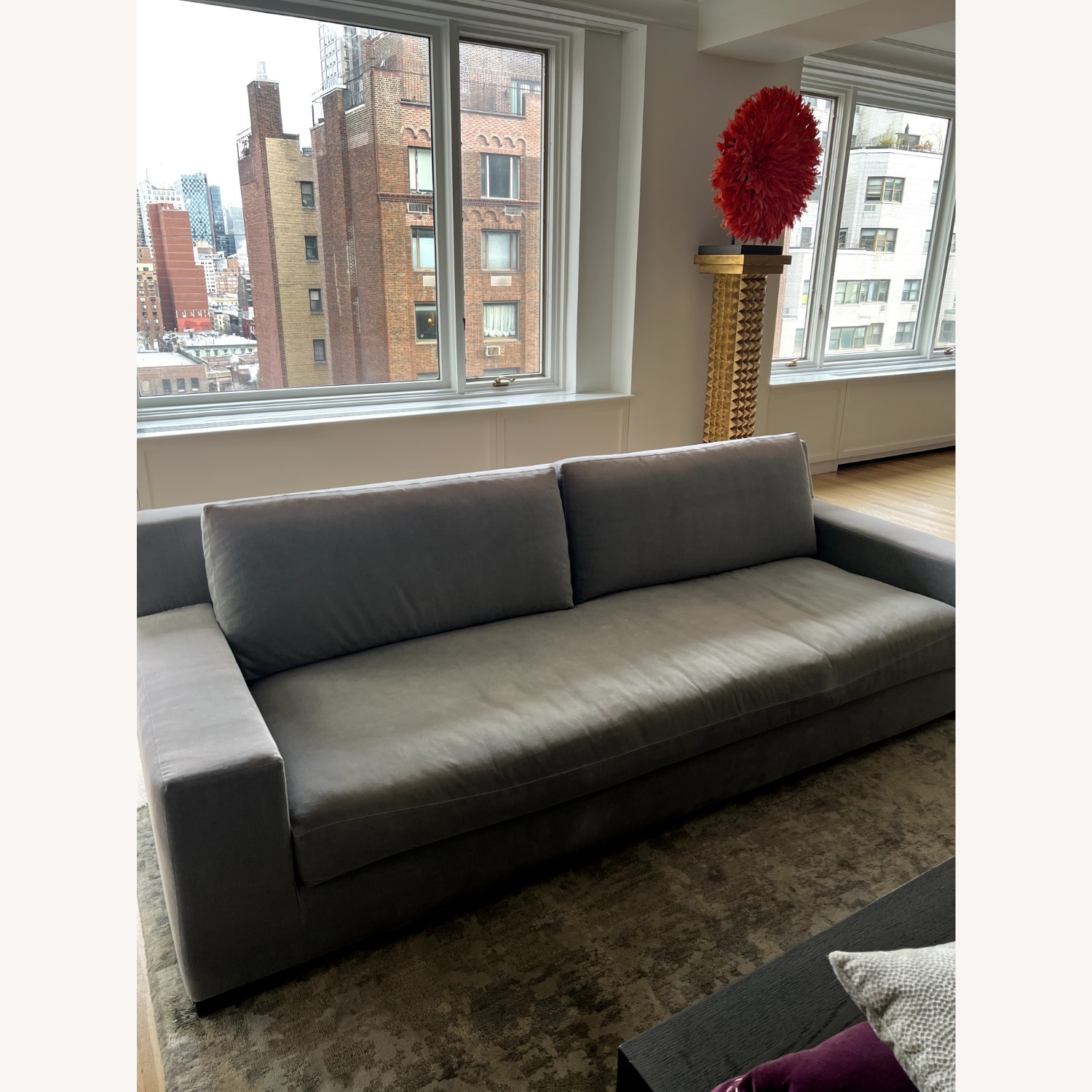 Restoration Hardware Moden Track Arm Sofa 8' - image-5