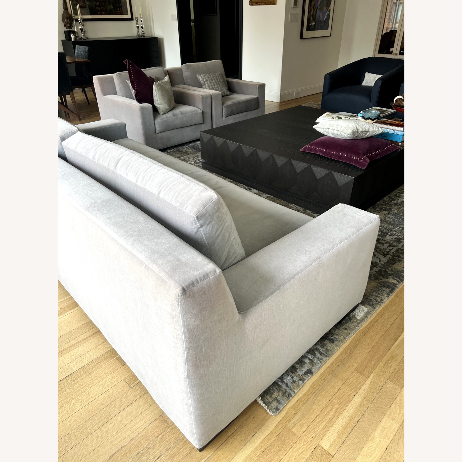 Restoration Hardware Moden Track Arm Sofa 8' - image-6