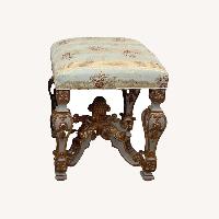 Vintage French-Inspired Gilt Stools