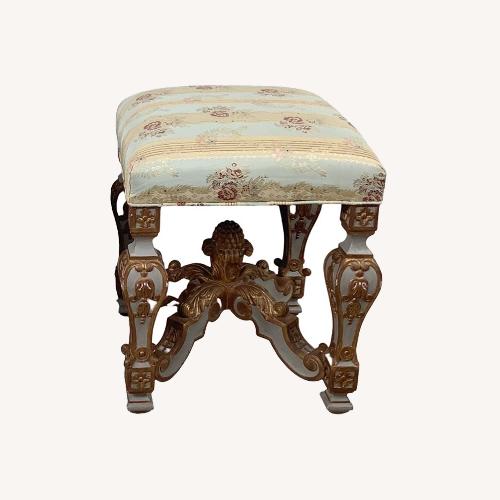 Used Vintage French-Inspired Gilt Stools for sale on AptDeco