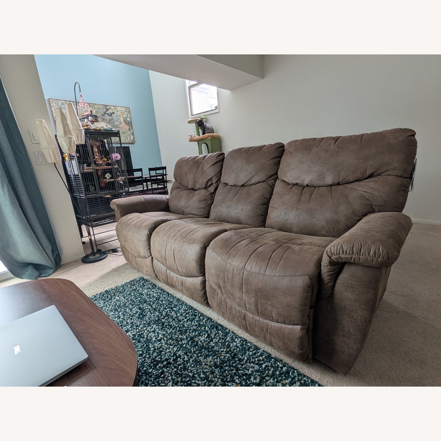 La-Z-Boy Dark Brown James 3+ Seater Sofa - image-2