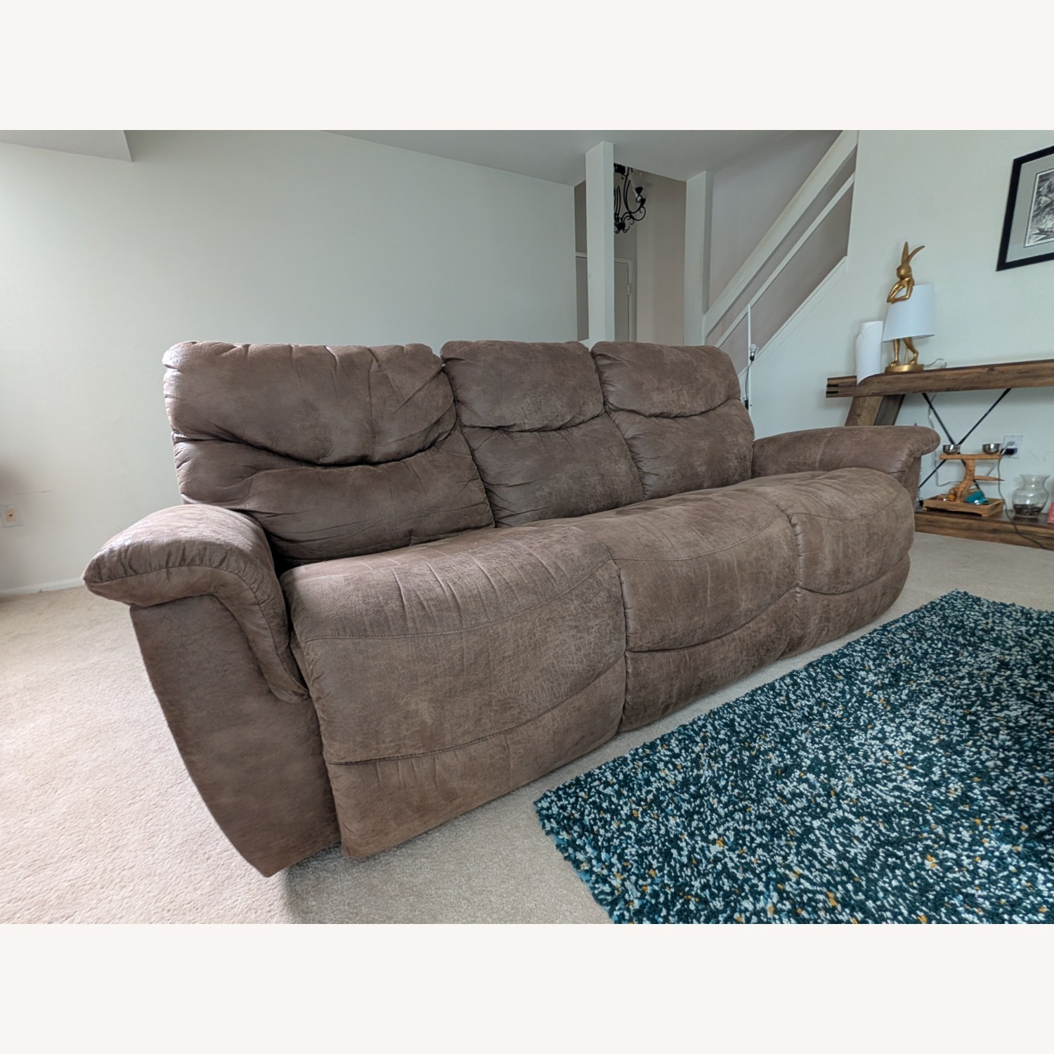 La-Z-Boy Dark Brown James 3+ Seater Sofa - image-1