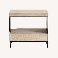 Pottery Barn Cayman 24" Wood & Metal Nightstand