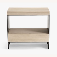 Pottery Barn Cayman 24" Wood & Metal Nightstand