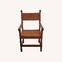 TARACEA Natural Wood Armchair