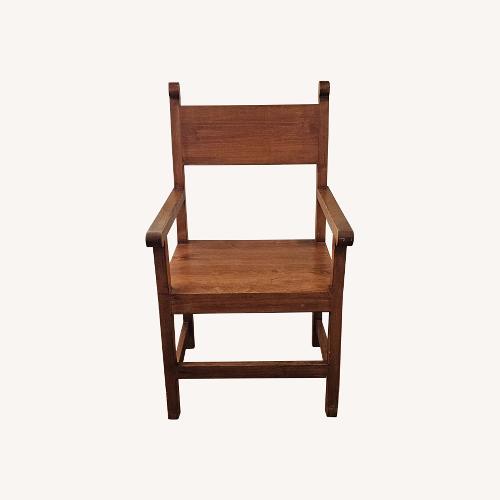 Used TARACEA Natural Wood Armchair for sale on AptDeco