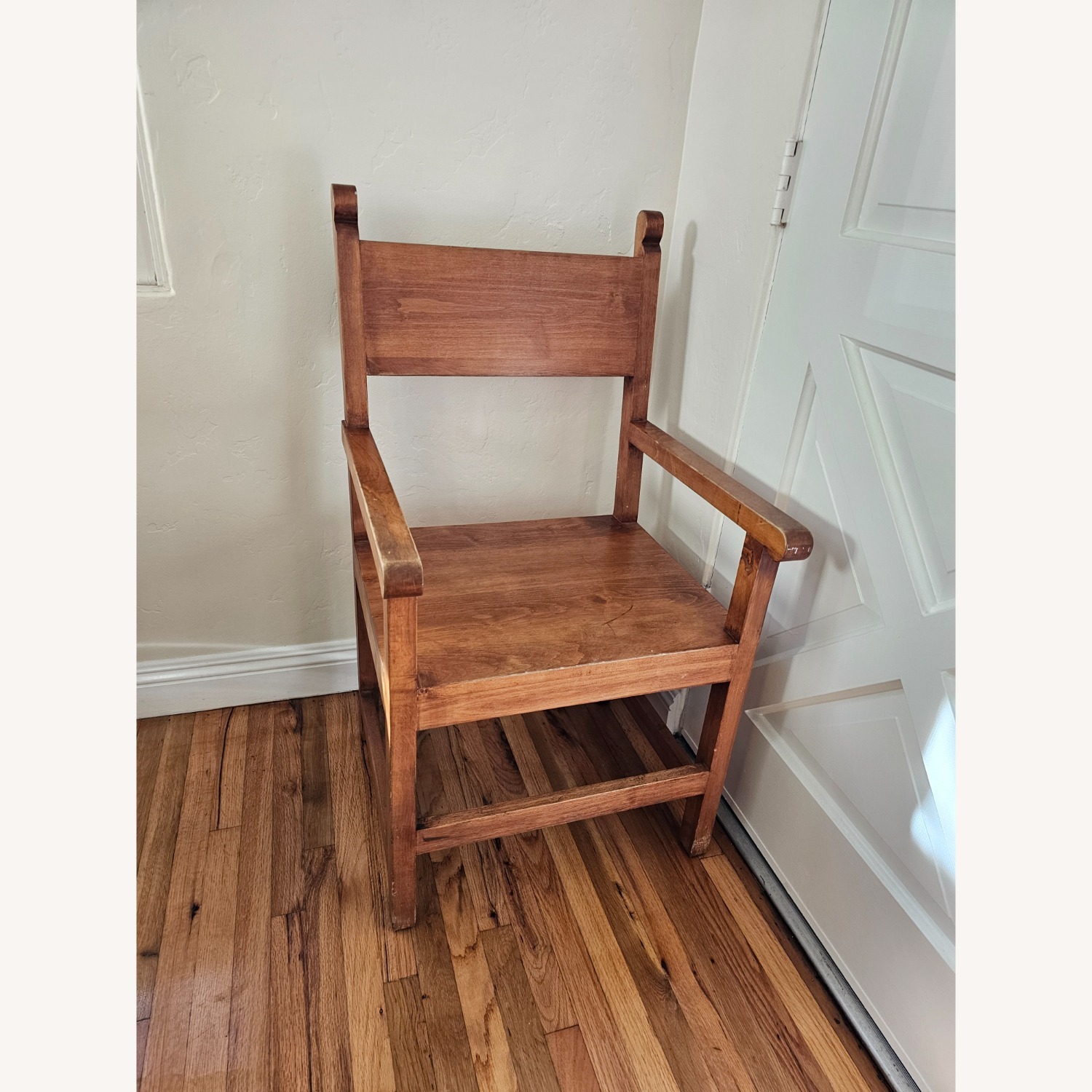 TARACEA Natural Wood Armchair - image-4