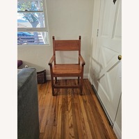 TARACEA Natural Wood Armchair