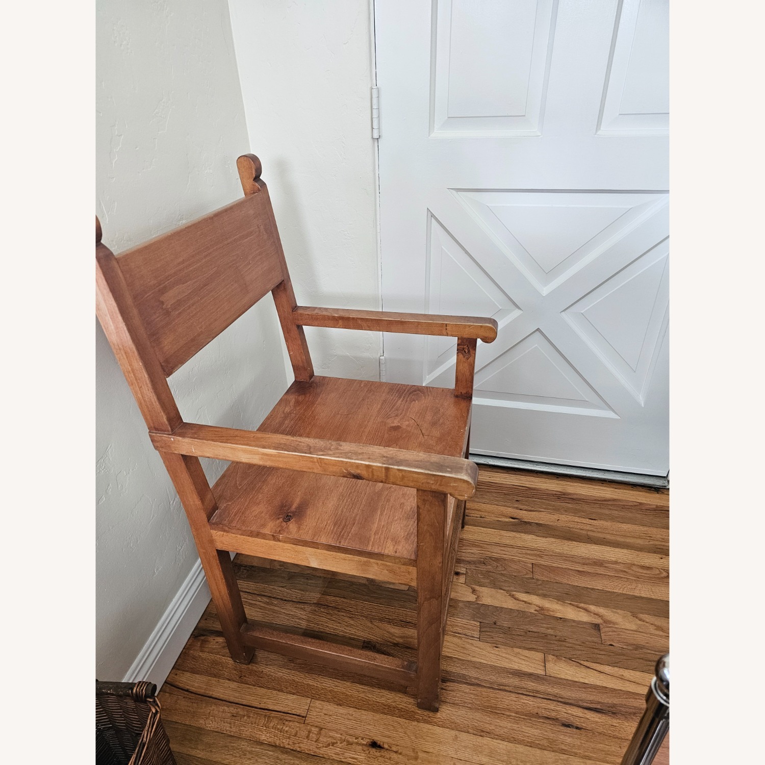 TARACEA Natural Wood Armchair - image-1