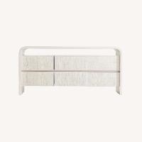 Crate & Barrel Rica Grasscloth 6-Drawer Dresser