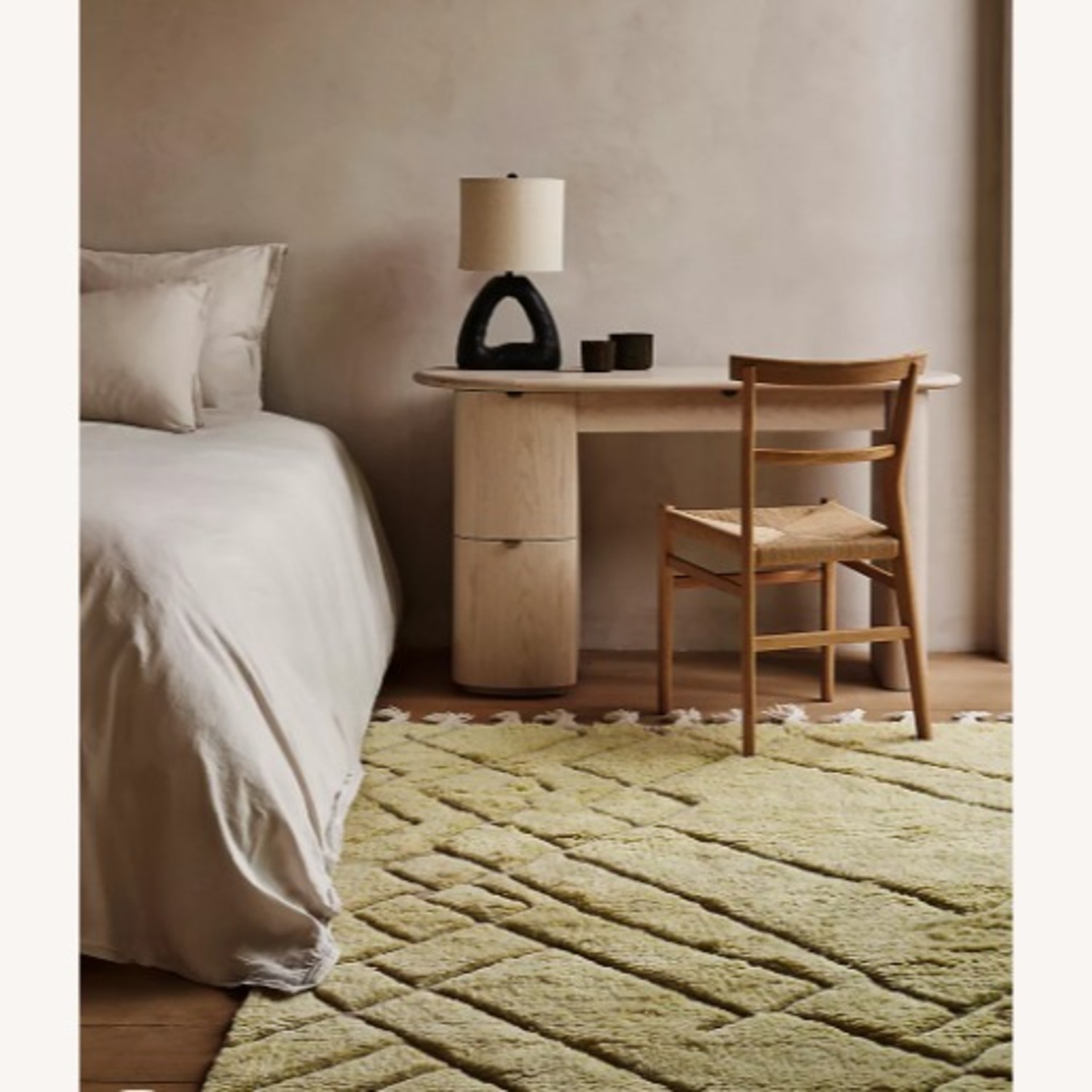 Anthropologie Evelyn Natural Wood Desk - image-1