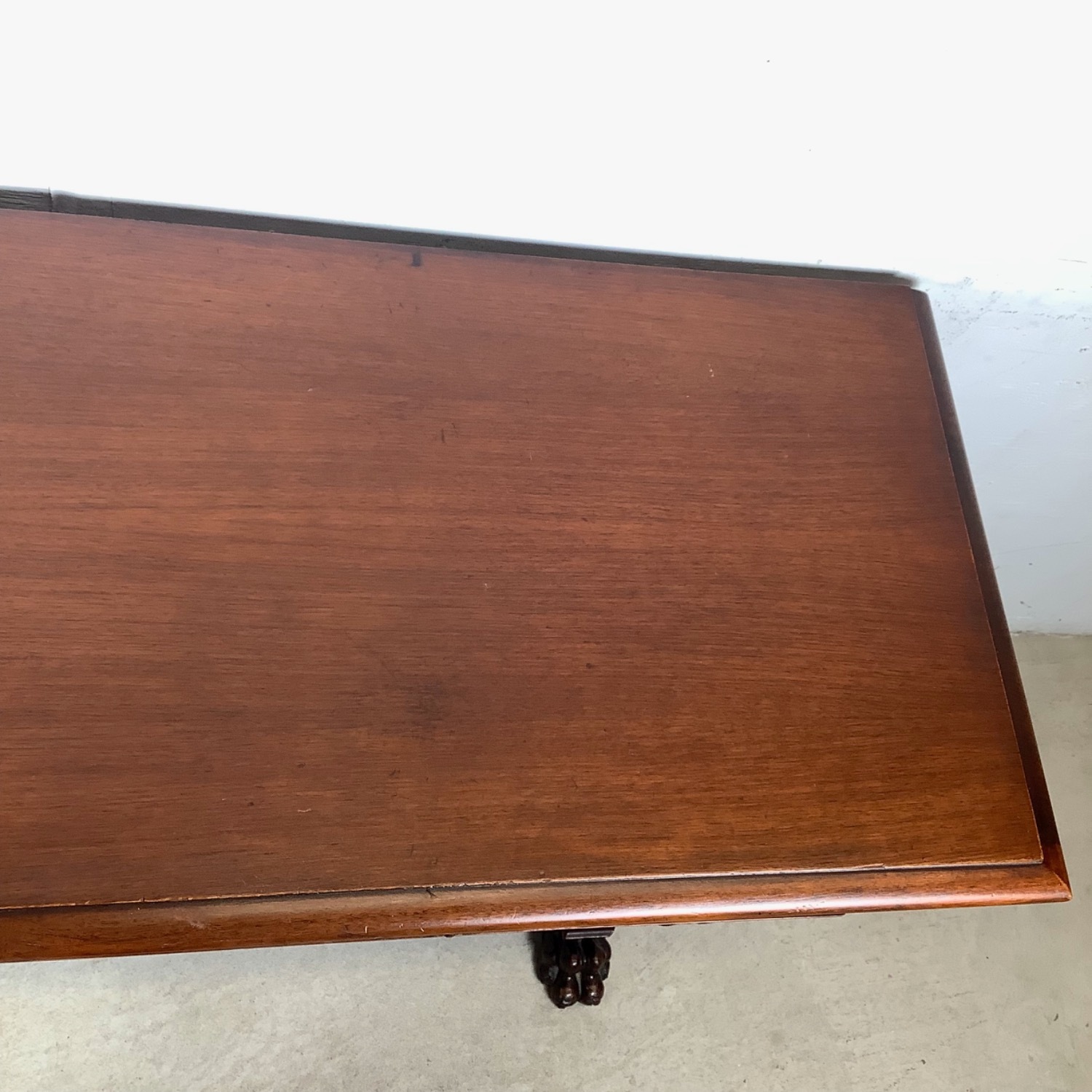 Antique Neoclassical Revival Console Table or Desk - image-7