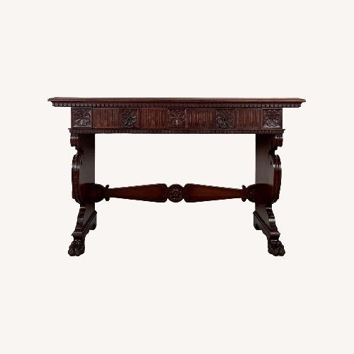 Used Antique Neoclassical Revival Console Table or Desk for sale on AptDeco