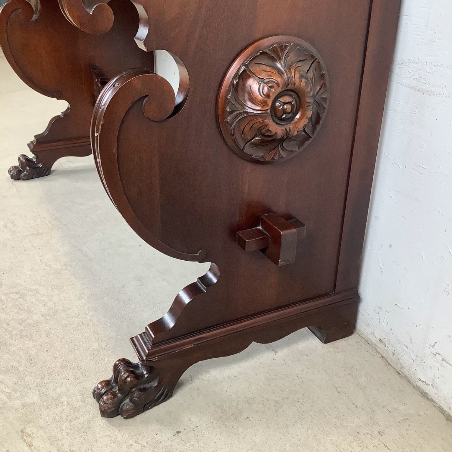 Antique Neoclassical Revival Console Table or Desk - image-19