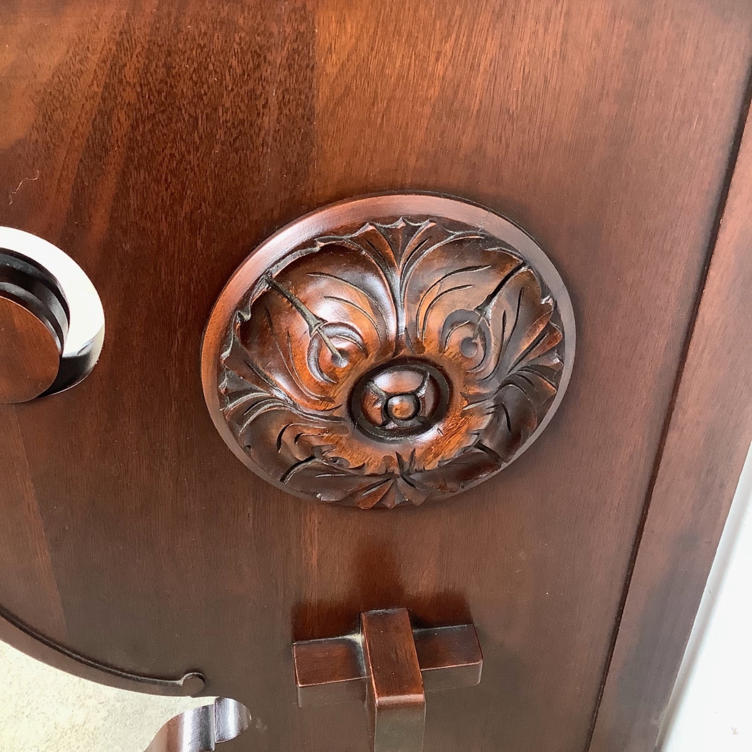 Antique Neoclassical Revival Console Table or Desk - image-12