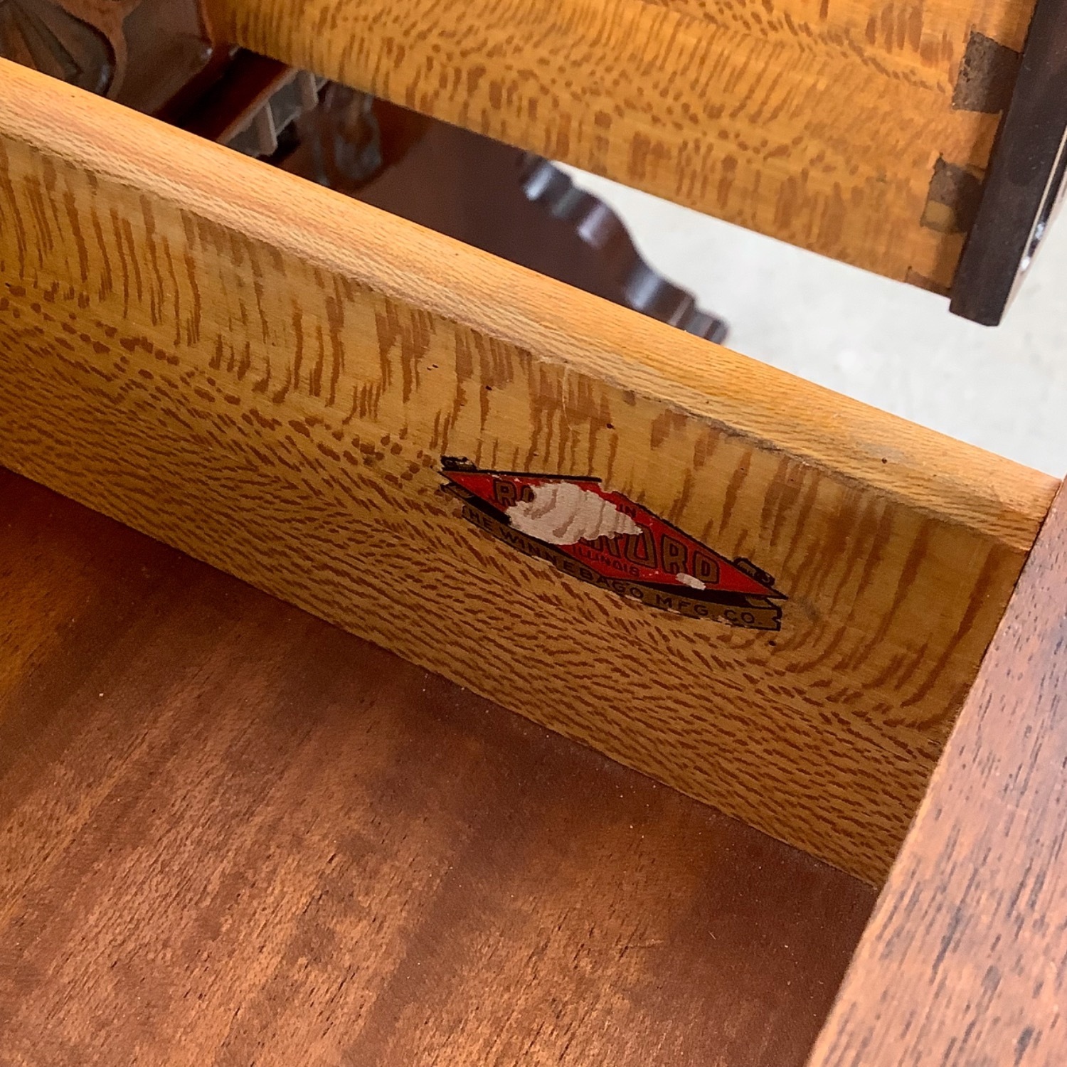 Antique Neoclassical Revival Console Table or Desk - image-17