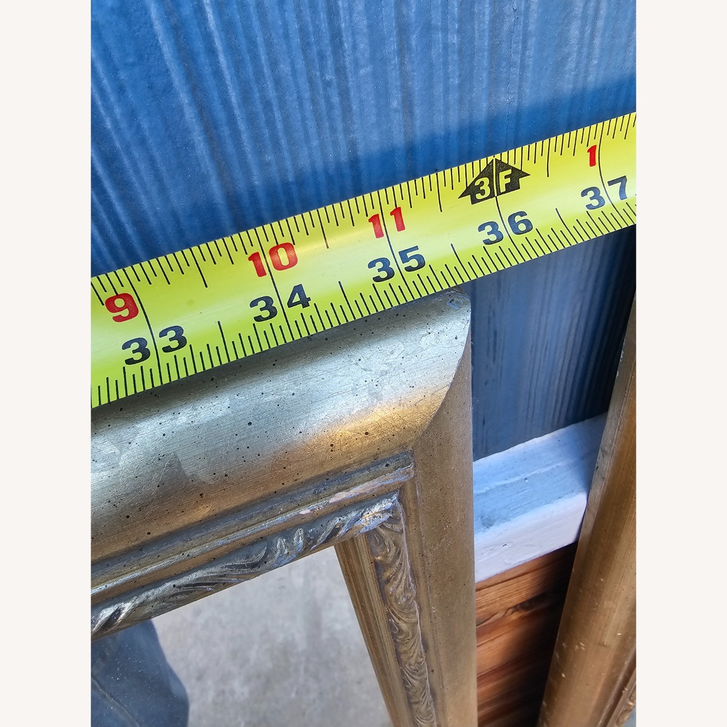 Friedman Mirrors Gold Wood Wall Mirror - image-2